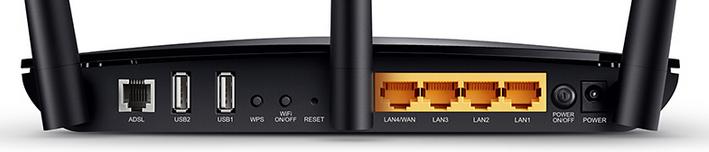 Archer D5 AC1200 Wireless Dual Band Gigabit ADSL2+ Modem Router Archer D5 AC1200 Wireless Dual Band Gigabit ADSL2+ Modem Router